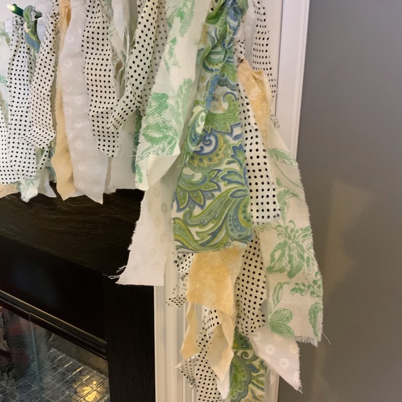 Fabric Garland Swag Lights Farmhouse Nursery Decor - Picture 5 of 8